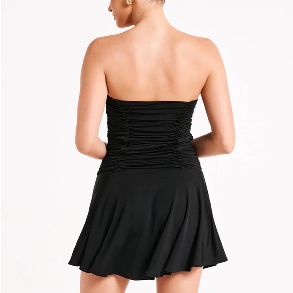 Meshki Pedra Strapless Mini Dress - Black - Picture 2 of 2